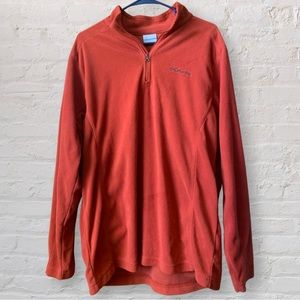 Columbia Quarter-Zip Lightweight Pullover Fleece Medium